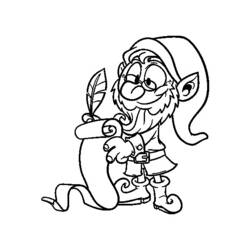 Coloring page: Elf (Characters) #94006 - Free Printable Coloring Pages