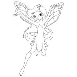 Coloring page: Fairy (Characters) #95782 - Free Printable Coloring Pages