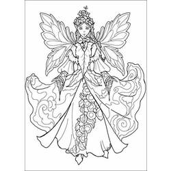 Coloring page: Fairy (Characters) #95796 - Free Printable Coloring Pages
