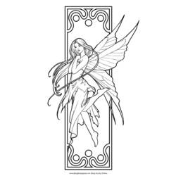 Coloring page: Fairy (Characters) #95798 - Free Printable Coloring Pages