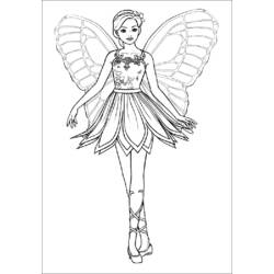 Coloring pages: Fairy - Free Printable Coloring Pages