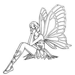 Coloring page: Fairy (Characters) #95824 - Free Printable Coloring Pages