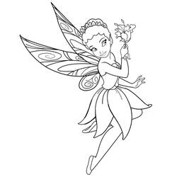 Coloring page: Fairy (Characters) #95829 - Free Printable Coloring Pages