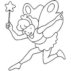 Coloring page: Fairy (Characters) #95830 - Free Printable Coloring Pages