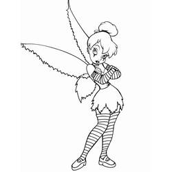 Coloring page: Fairy (Characters) #95853 - Free Printable Coloring Pages