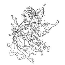 Coloring page: Fairy (Characters) #95860 - Free Printable Coloring Pages