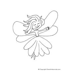 Coloring page: Fairy (Characters) #95907 - Free Printable Coloring Pages