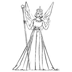 Coloring page: Fairy (Characters) #95980 - Free Printable Coloring Pages