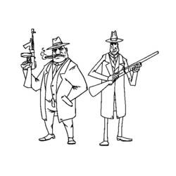 Coloring page: Gangster (Characters) #149844 - Free Printable Coloring Pages