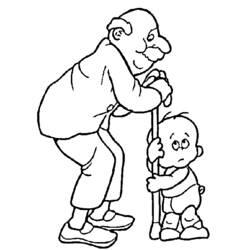Coloring page: Grandparents (Characters) #150635 - Free Printable Coloring Pages