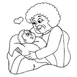 Coloring page: Grandparents (Characters) #150645 - Free Printable Coloring Pages