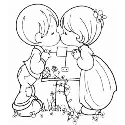 Coloring page: In Love (Characters) #88662 - Free Printable Coloring Pages