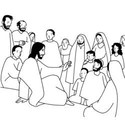 Coloring page: Jesus (Characters) #98943 - Free Printable Coloring Pages