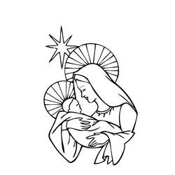 Coloring page: Jesus (Characters) #98963 - Free Printable Coloring Pages