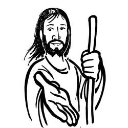 Coloring page: Jesus (Characters) #99022 - Free Printable Coloring Pages