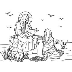 Coloring page: Jesus (Characters) #99029 - Free Printable Coloring Pages