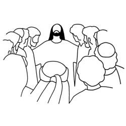 Coloring page: Jesus (Characters) #99193 - Free Printable Coloring Pages