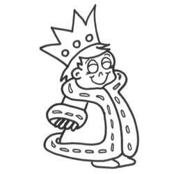 Coloring page: King (Characters) #106920 - Free Printable Coloring Pages