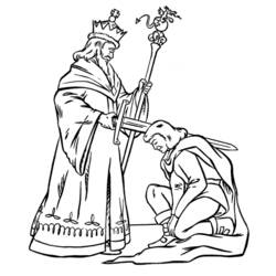 Coloring page: King (Characters) #107241 - Free Printable Coloring Pages