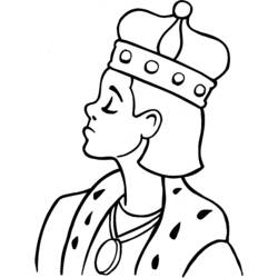 Coloring pages: King - Free Printable Coloring Pages