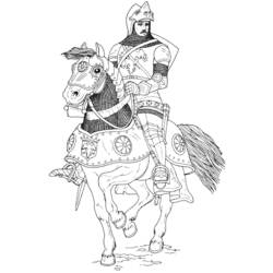 Coloring page: Knight (Characters) #86903 - Free Printable Coloring Pages