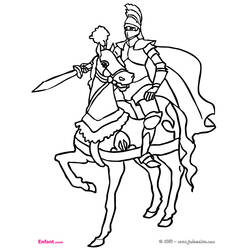 Coloring page: Knight (Characters) #86912 - Free Printable Coloring Pages
