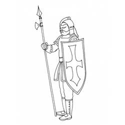 Coloring page: Knight (Characters) #86940 - Free Printable Coloring Pages