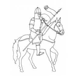 Coloring page: Knight (Characters) #86958 - Free Printable Coloring Pages