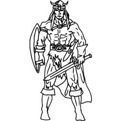 Coloring page: Knight (Characters) #86963 - Free Printable Coloring Pages
