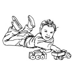 Coloring page: Little Boy (Characters) #97369 - Free Printable Coloring Pages
