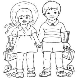 Coloring page: Little Boy (Characters) #97400 - Free Printable Coloring Pages