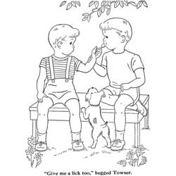 Coloring page: Little Boy (Characters) #97423 - Free Printable Coloring Pages