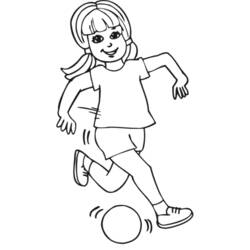 Coloring page: Little Girl (Characters) #96522 - Free Printable Coloring Pages