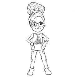 Coloring page: Little Girl (Characters) #96557 - Free Printable Coloring Pages