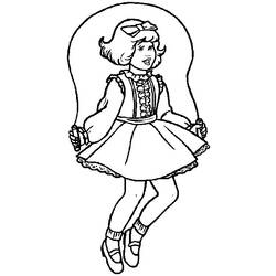Coloring page: Little Girl (Characters) #96569 - Free Printable Coloring Pages