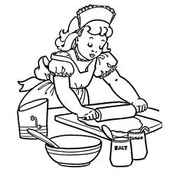 Coloring page: Little Girl (Characters) #96580 - Free Printable Coloring Pages