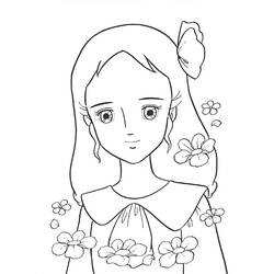 Coloring page: Little Girl (Characters) #96631 - Free Printable Coloring Pages