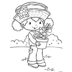 Coloring page: Little Girl (Characters) #96643 - Free Printable Coloring Pages
