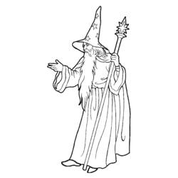 Coloring page: Magician (Characters) #100692 - Free Printable Coloring Pages