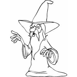 Coloring page: Magician (Characters) #100693 - Free Printable Coloring Pages