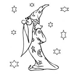 Coloring page: Magician (Characters) #100703 - Free Printable Coloring Pages