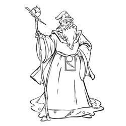 Coloring page: Magician (Characters) #100709 - Free Printable Coloring Pages