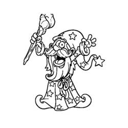 Coloring page: Magician (Characters) #100744 - Free Printable Coloring Pages