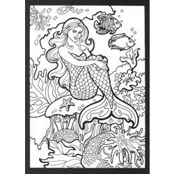 Coloring page: Mermaid (Characters) #147179 - Free Printable Coloring Pages