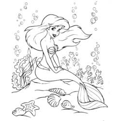 Coloring page: Mermaid (Characters) #147199 - Free Printable Coloring Pages