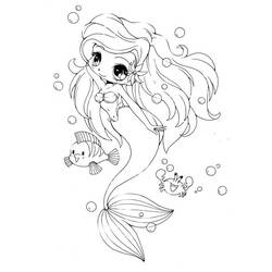 Coloring page: Mermaid (Characters) #147390 - Free Printable Coloring Pages