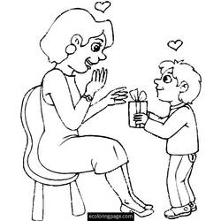 Coloring page: Mom (Characters) #101085 - Free Printable Coloring Pages