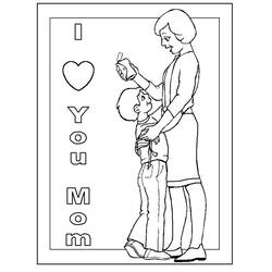 Coloring page: Mom (Characters) #101191 - Free Printable Coloring Pages