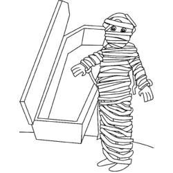 Coloring page: Mummy (Characters) #147716 - Free Printable Coloring Pages