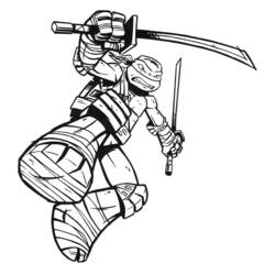 Coloring page: Ninja (Characters) #148281 - Free Printable Coloring Pages